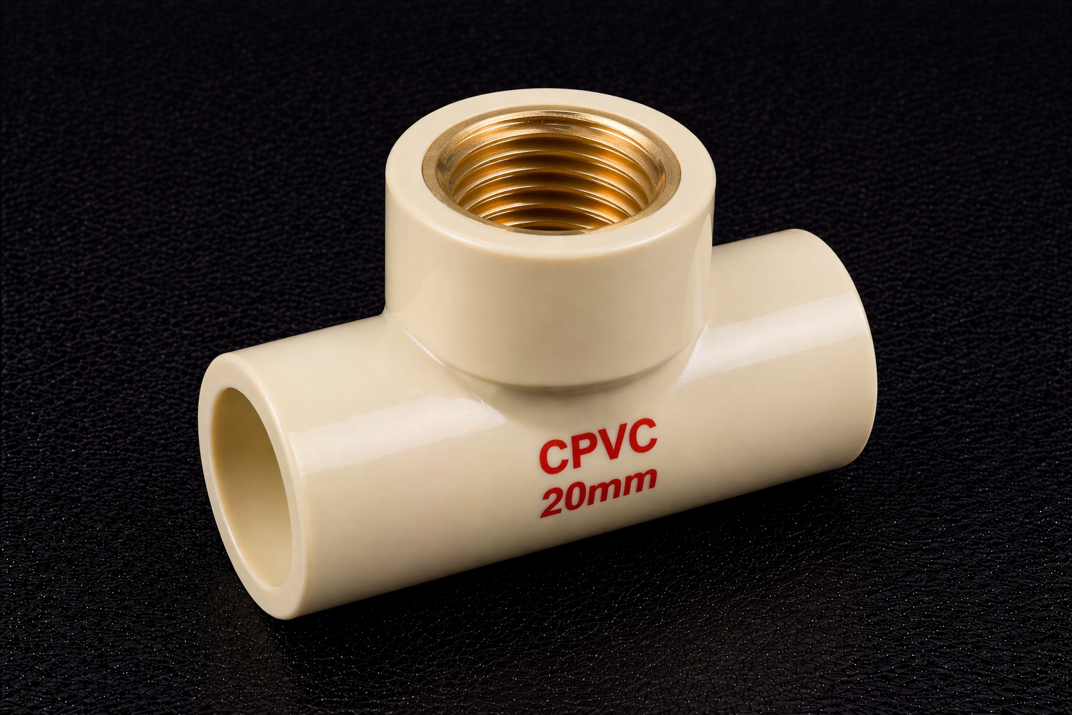 CPVC Brass Tee 20mm (3/4 inch)